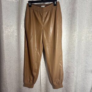 Babaton Zedel Faux Leather Joggers